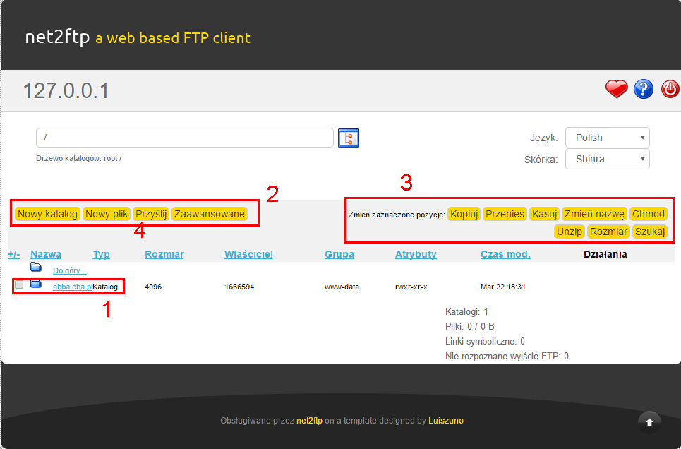 8 ftp panel
